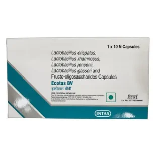 Ecotas BV Capsule | Pre & Probiotic Support | Promotes Digestive Wellness Capsule
