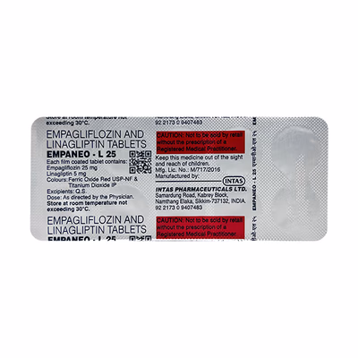 Empaneo-L 25 Tablet 1*10