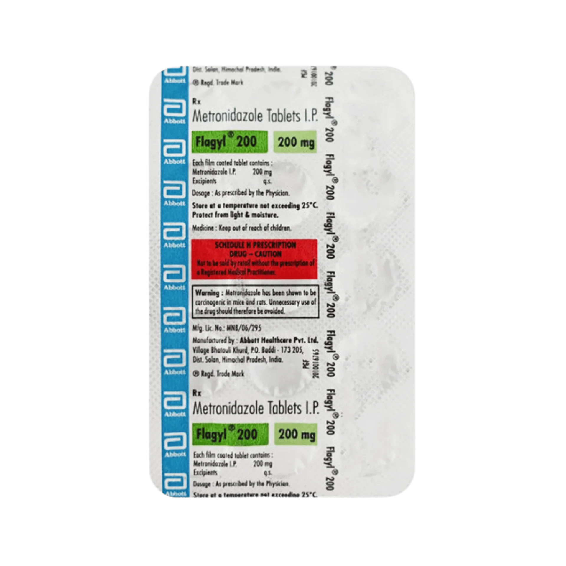 Flagyl 200 Tablet'1*15 - Image 3