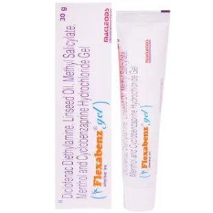 Flexabenz Gel with Diclofenac Diethylamine & Menthol