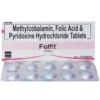 Folfit Tablet with Mecobalamin, Folic Acid & Pyridoxine Hydrochloride