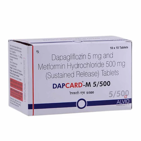 Dapcard M 5mg/500mg Tablet