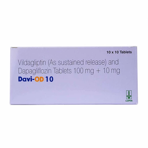 Davi OD 10mg/100mg Tablet SR 1*10