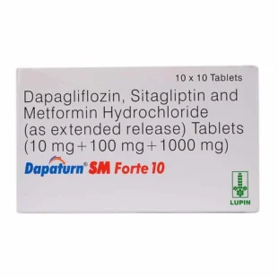 Dapaturn SM Forte 10mg/1000mg/100mg Tablet ER