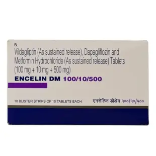 Encelin DM 100/10/500 Tablet SR