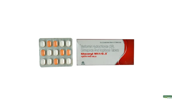 Glucoryl MV1/0.3 Tablet SR - Image 2