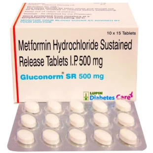 Gluconorm SR 500mg Tablet