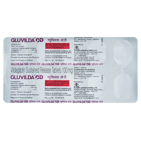 Gluvilda OD 100mg Tablet - Image 5