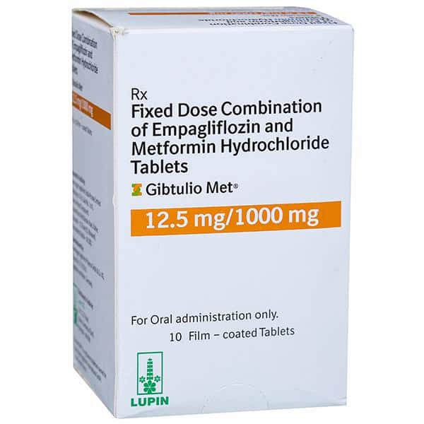 Gibtulio Met 12.5mg/1000mg Tablet 1*10 - Image 3