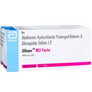 Glimer M Forte 2mg/1000mg Tablet PR