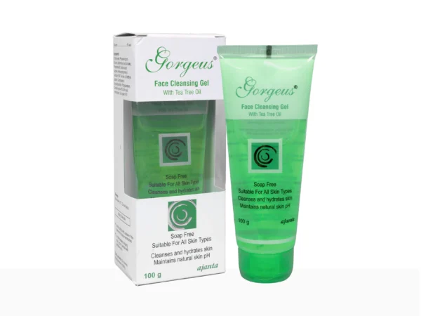 Gorgeus Face Cleansing Gel with Tea Tree Oil | Soap-Free