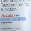 Accutaz PS 250mg/31.25mg Injection