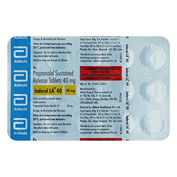 Inderal LA 40 Tablet SR - Image 2
