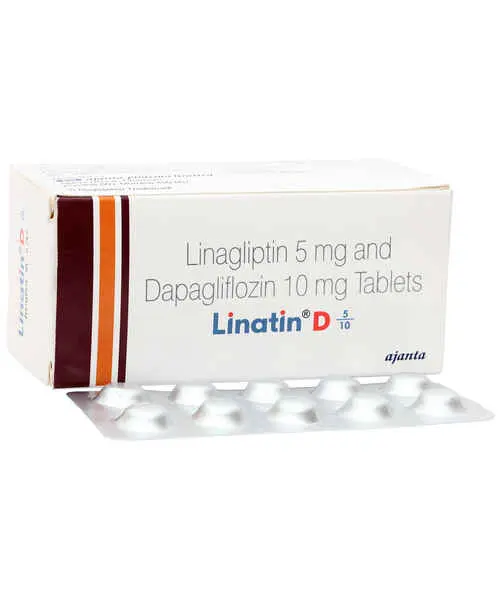 Linatin D 10mg/5mg Tablet,1*10 - Image 2