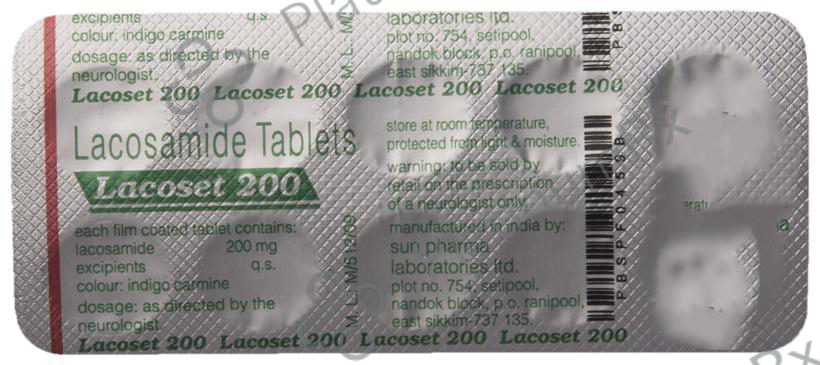 Lacoset 200 Tablet - Image 3