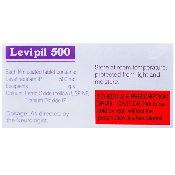 Levipil 500 mg Tablet (15 Tab) - Image 2