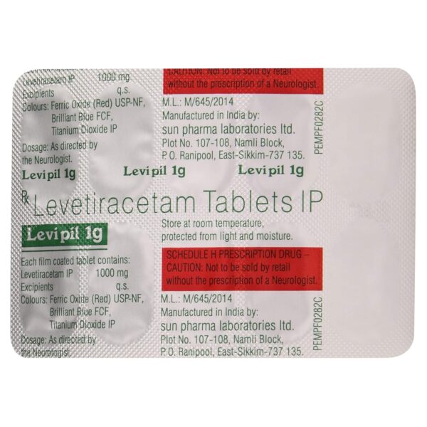 Levipil 1g Tablet - Image 3