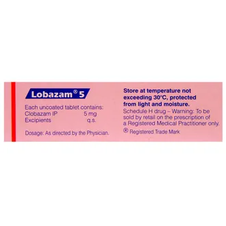 Lobazam 5mg Tablet - Image 2