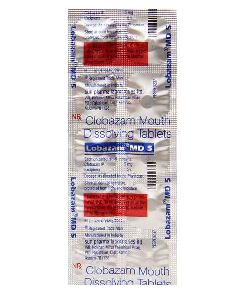 Lobazam MD 5 Tablet - Image 2