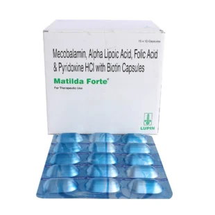 Matilda Forte Mecobalamin Capsule with ALA, Folic Acid, Pyridoxine & Biotin