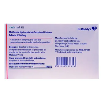 Metsmall 500 Tablet SR 1*30 - Image 3