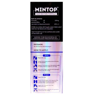 Mintop Forte 10% Hair Regrowth Formula 60ml - Image 3
