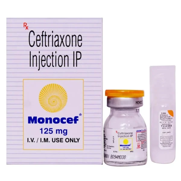 Monocef 125mg Injection