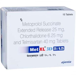 Met XL 3D 25/6.25 Tablet ER