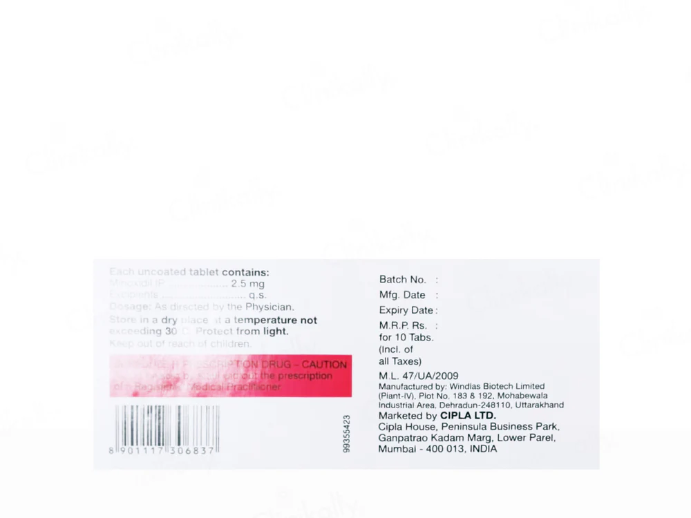 Minlenth 2.5mg Tablet 1*10 - Image 2