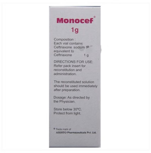 Monocef 1 g Injection - Image 2