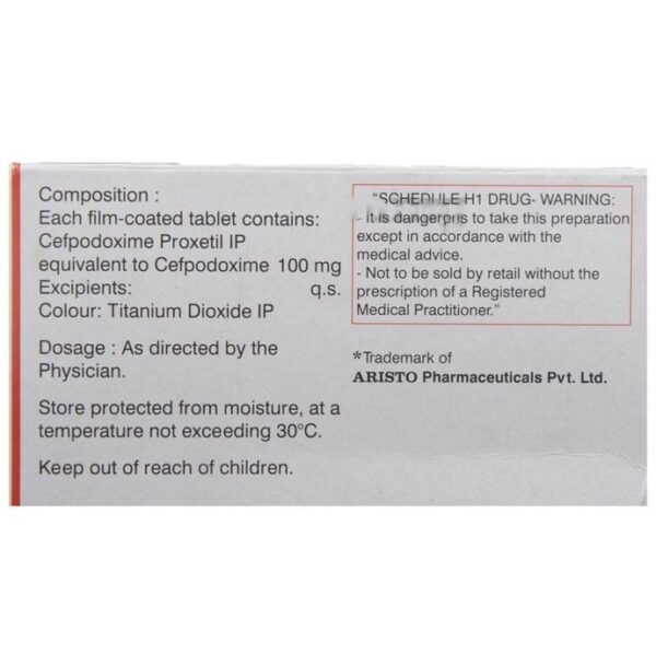 Monocef-O 100 Tablet - Image 2