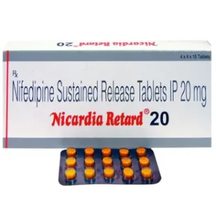 Nicardia Retard 20 Tablet SR