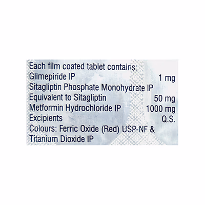 Obimet GX Sita 50mg/2mg/1000mg Tablet Prescription Required - Image 2
