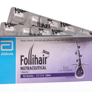 New Follihair Tablet | Strengthens, Stimulates & Nourishes Hair Follicles Abbott