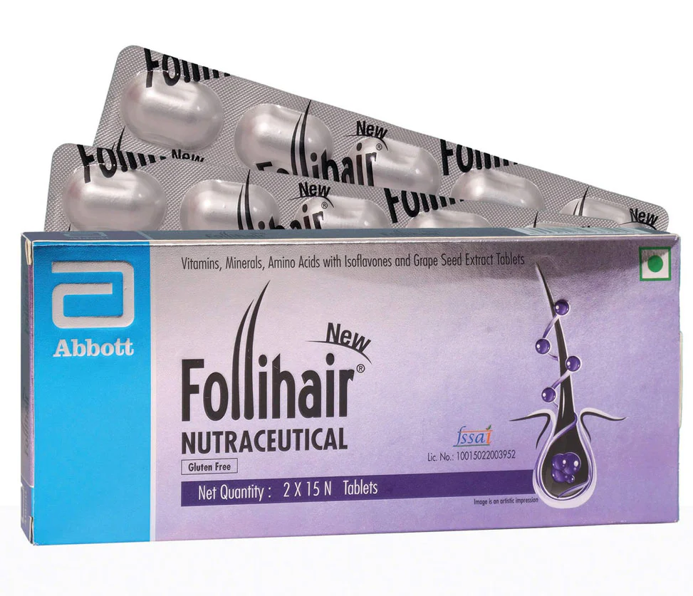 New Follihair Tablet | Strengthens, Stimulates'1*15