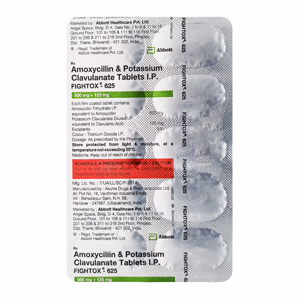 Fightox 625 Tablet'1*10 - Image 3