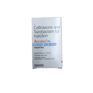 Accutaz PS 250mg/31.25mg Injection