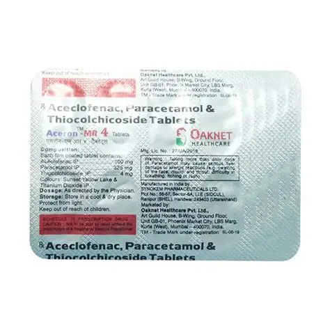 Aceron MR 100 mg/4 mg Tablet 1*10 - Image 3