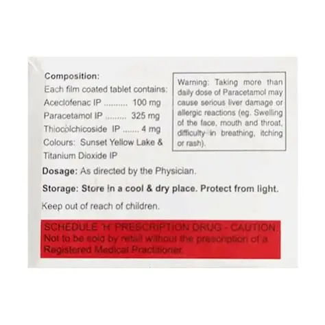 Aceron MR 100 mg/4 mg Tablet 1*10 - Image 2