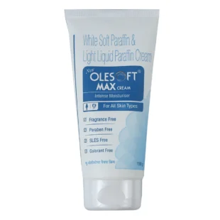 New Olesoft Max Moisturising Cream with Soft Paraffin & Light Liquid Paraffin | For All Skin Types