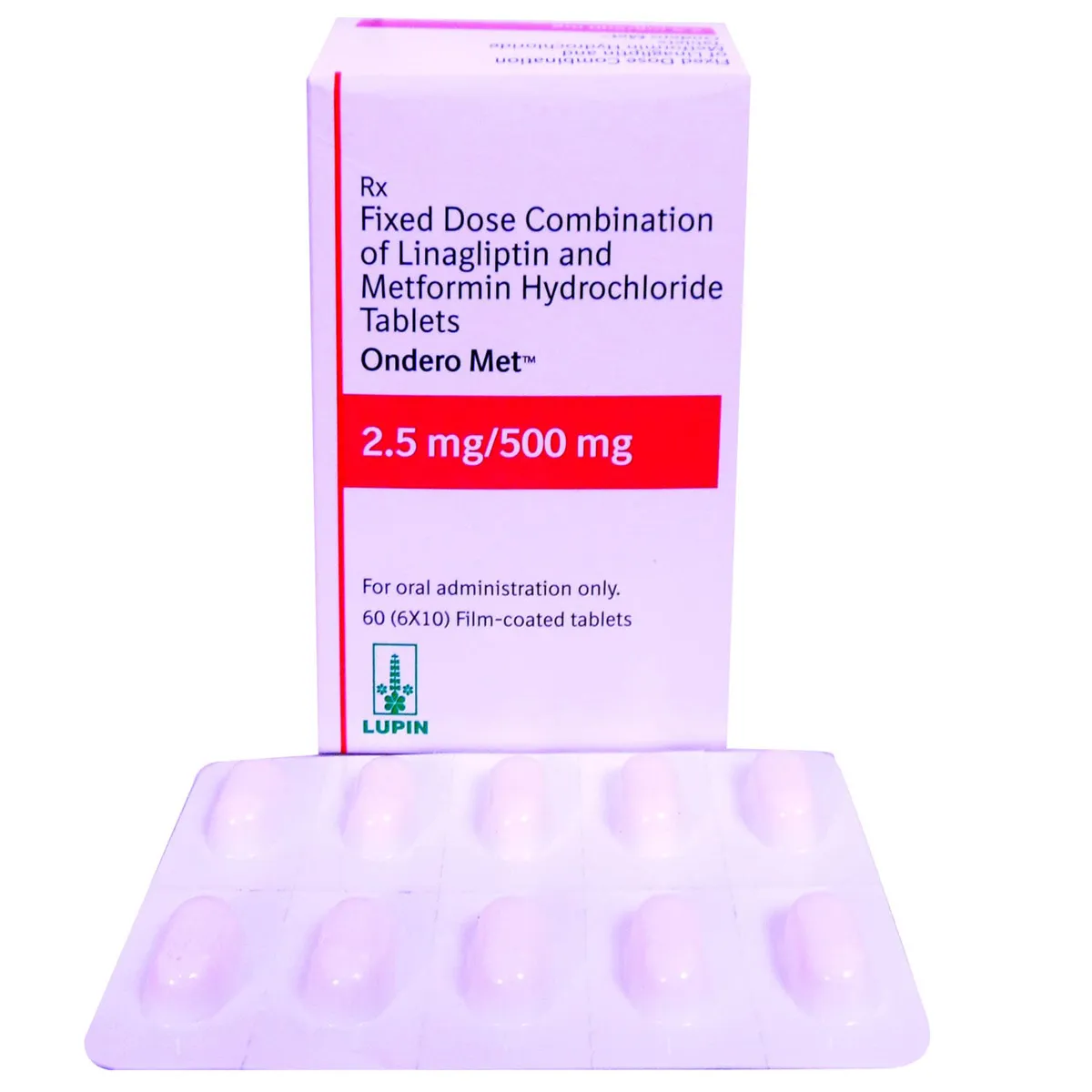 Ondero Met 2.5mg/500mg Tablet 1*10