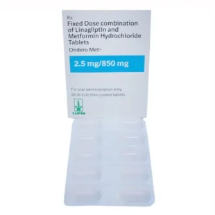 Ondero Met 850mg/2.5mg Tablet