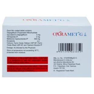 Oxramet G 5mg/2mg/500mg Tablet