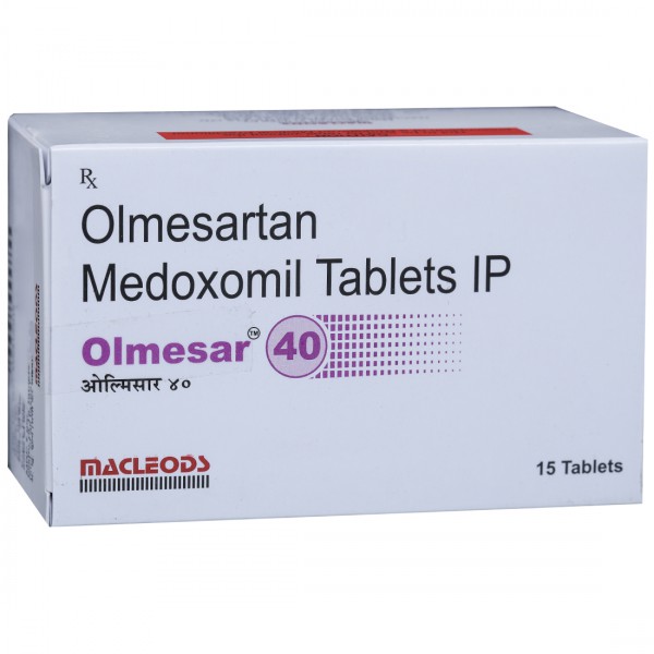 Olmesar 40 mg Tablet (15 Tab)