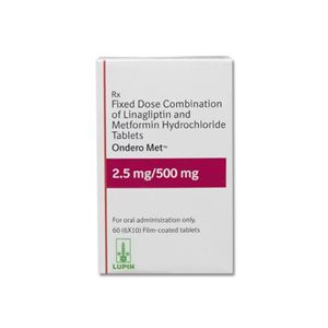 Ondero Met 2.5mg/500mg Tablet 1*10 - Image 2