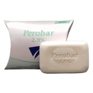 Perobar 2.5% Benzoyl Peroxide Cleansing Bar | For Acne & Skin Infections