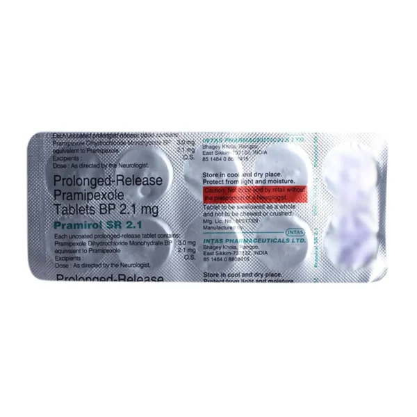 Pramirol SR 2.1 Tablet - Image 2