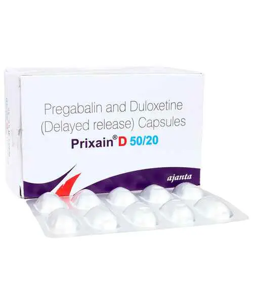 Prixain D 50mg/20mg Capsule'1*10