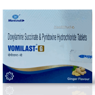 Vomilast G 10mg/10mg Tablet Ginger