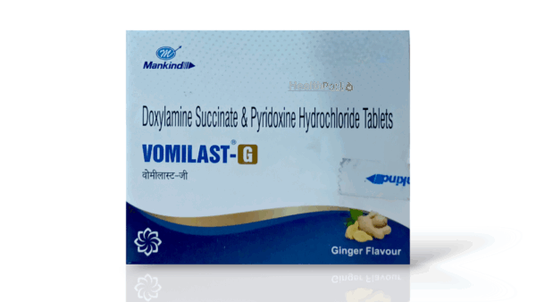 Vomilast G 10mg/10mg Tablet Ginger